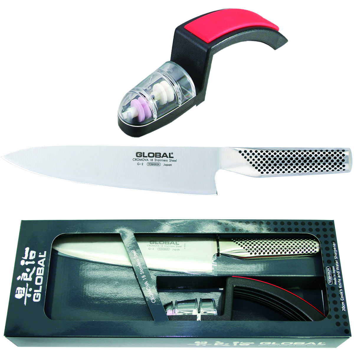 G-2220BR Starterset: G-2 & minoSharp 220/BR schwarz