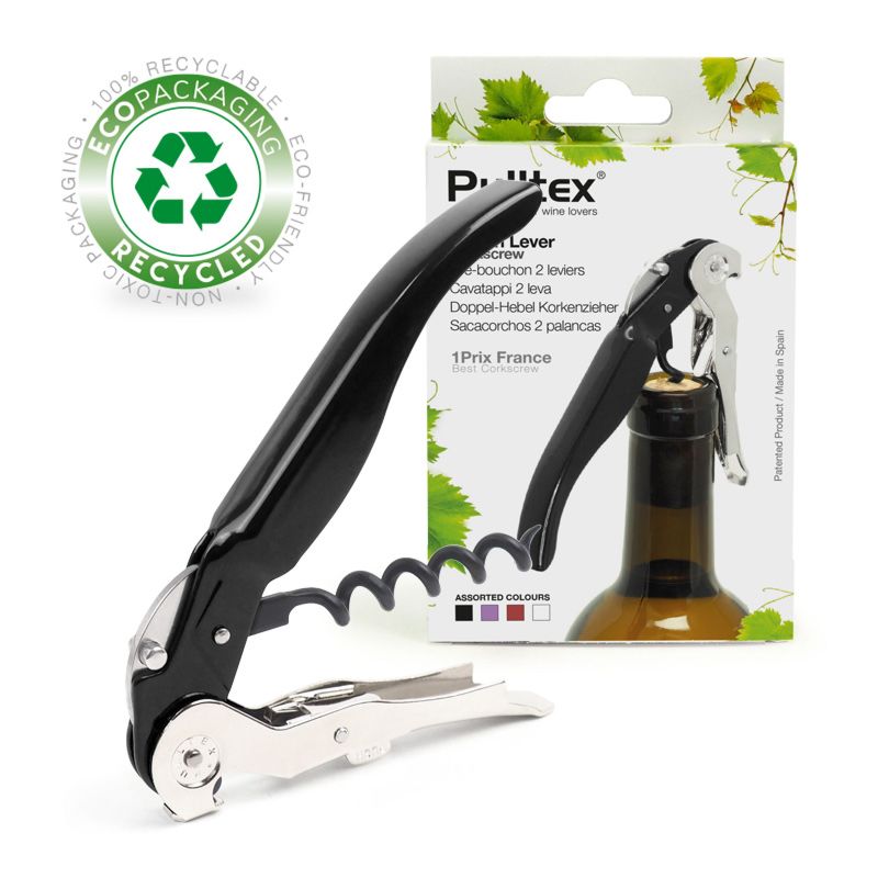 ClickCut Korkenzieher Karton, schwarz