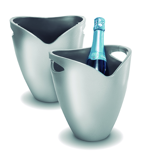 Pulltex Flaschenkübel, silber